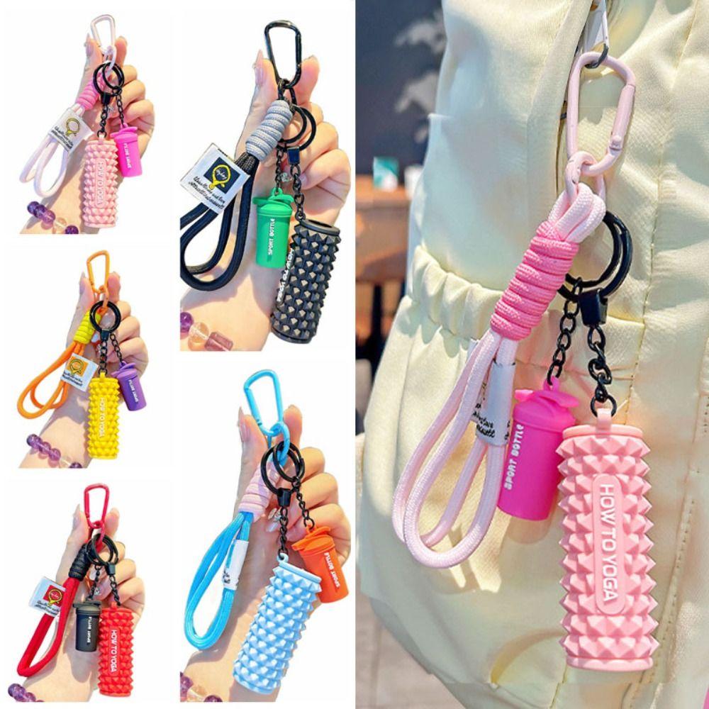 Water Cups Simulation Dumbbells Keyring Detachable Fitness Series Pendant  Bodybuilder