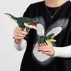 Press & Shake Head Dinosaur Toy Gun - Creative Spring Telescopic Dinosaur Pistol Stress Relief Decompression Toy