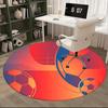 Chair Mat: Vibrant Soccer Ball Design Office Carpet Chair Mats for Home Decor, Office Use, Gift Idea, Suitable for Bedroom, Living Room, Various Room