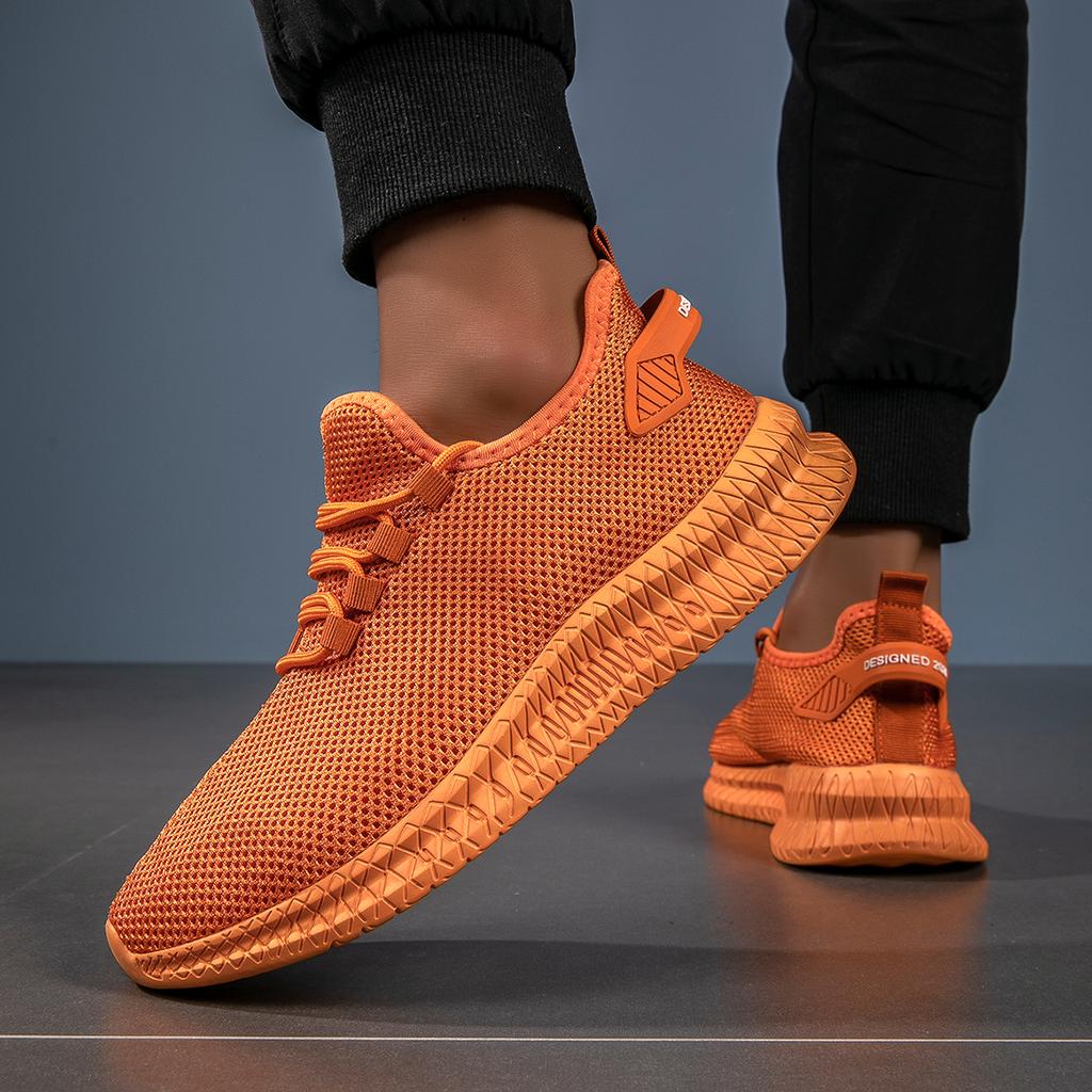 Letnie Codzienne Oryginalne Męskie Trampki Miękka Podeszwa Siateczka Jogging Lekkie Oddychające Męskie Buty Wulkanizowane