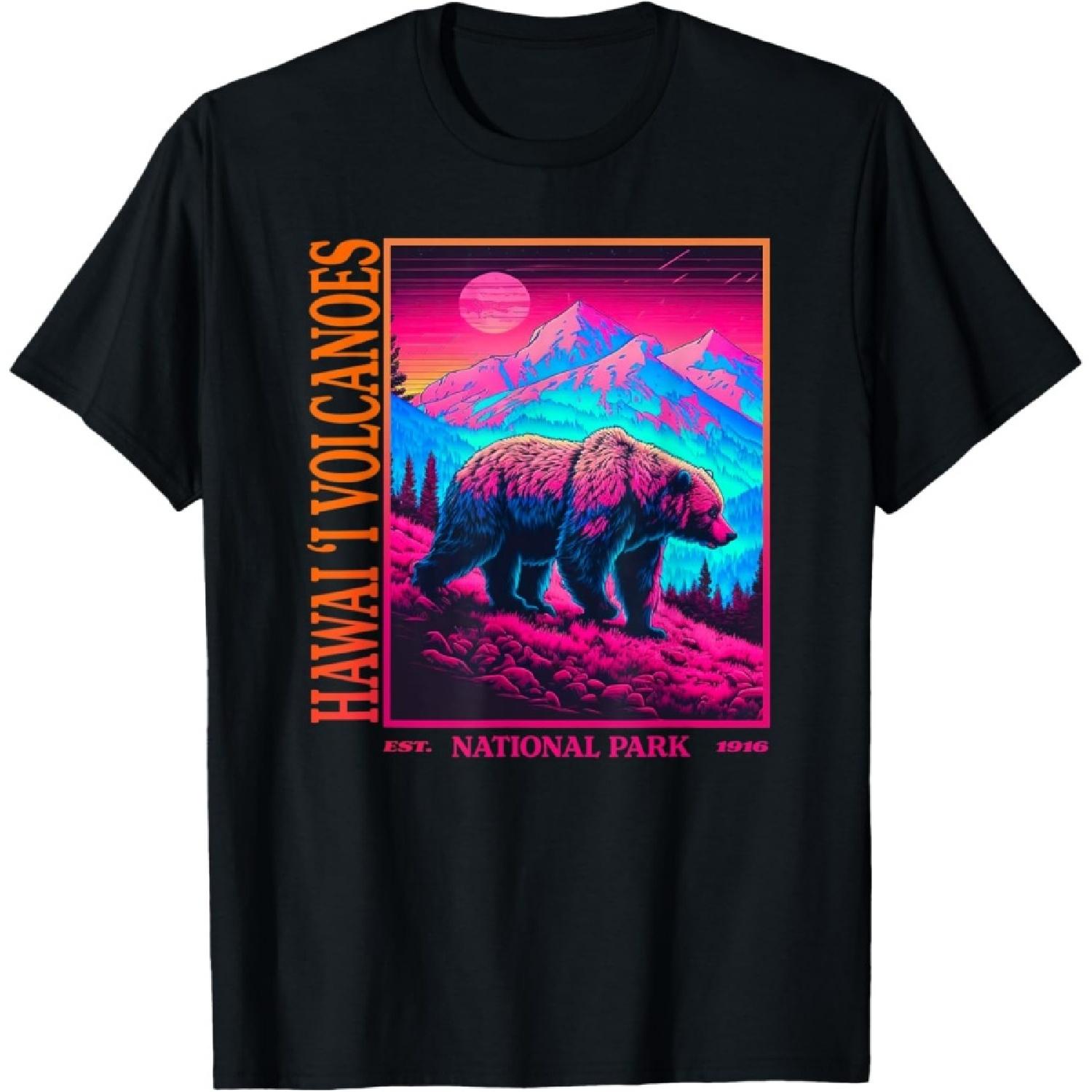 HAWAI I VOLCANOES National Park T-Shirt S чёрный