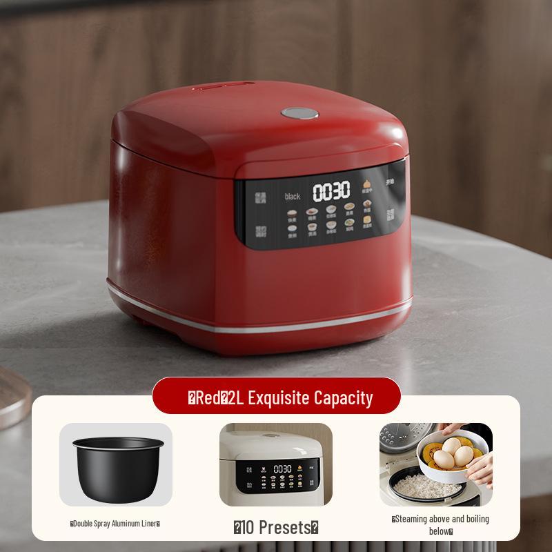 Мини рисоварка 2 л: Многофункциональная умная мультиварка для 2-3 человек, 110 В Domestic Use