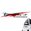 Racing Development Car Sticker Stylish Power's Racing Development Sports Sticker Car Reflective Waterproof Decal
