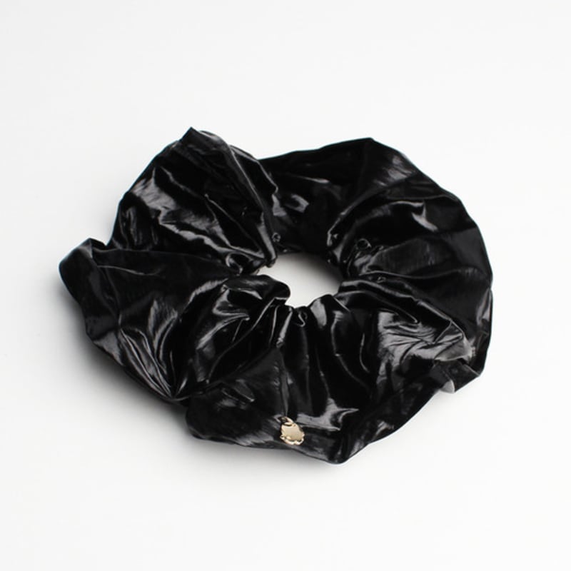 RACOHA Chic Fake Leather Hair Chou Chou Chic Fake Leather Hair Scrunchie (gopchang Band)