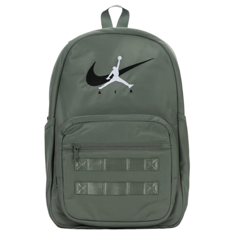 

Jordan 21L Brand Logo Minimalist Large Capacity Nylon Backpack Medium Unisex backpack Moss-Green JD2613004AD-003 Moss Green