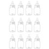 12Pcs Baby Bottle Baby Shower Favor Plastic Candy Bottle Mini Feeding Bottle for Birthday Baby Shower Gift Decor
