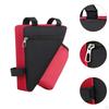 Bicycle Triangle Bag Cycling Pack,Oxford Cloth,Triangle Pouch Sturdy with Water Bottle Holder Top