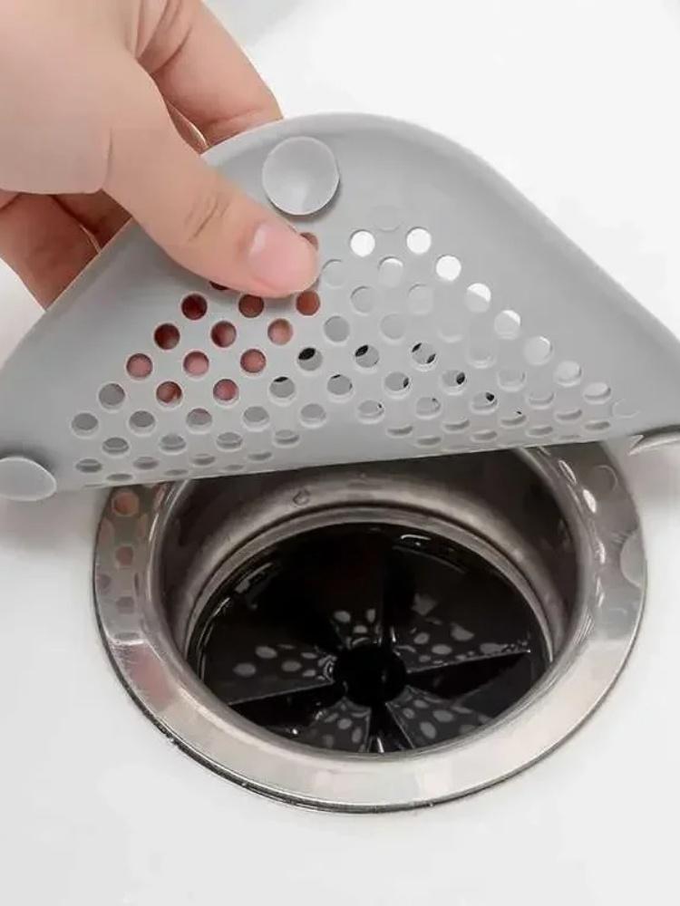 3/5/10 Pcs Shower Drain Hair Catcher Sink Strainer Drain Cover Hair Catcher Silicone Hair Filter Kitchen Bathroom Accessories