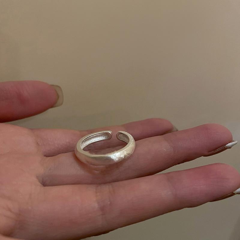 Elegant Copper Geometric Ring With Sparkling Zirconia For Women Trendy Ins Fashion 2023 J3286