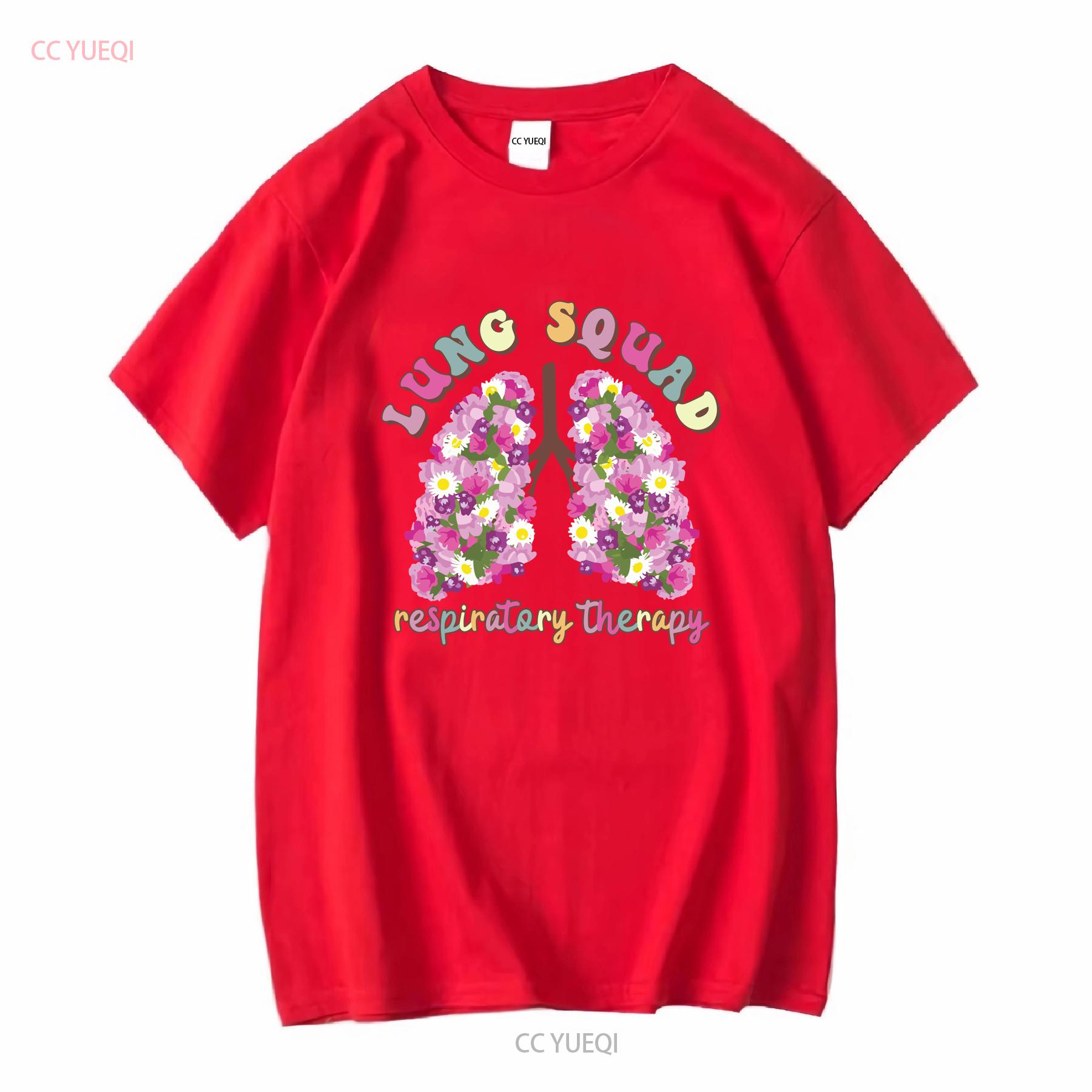 Lung Squad T Shirt Respiratory TherapisT SweaT PulmonologisT Floral RT crew long or short sleeves vintage Washed Comfortable S
