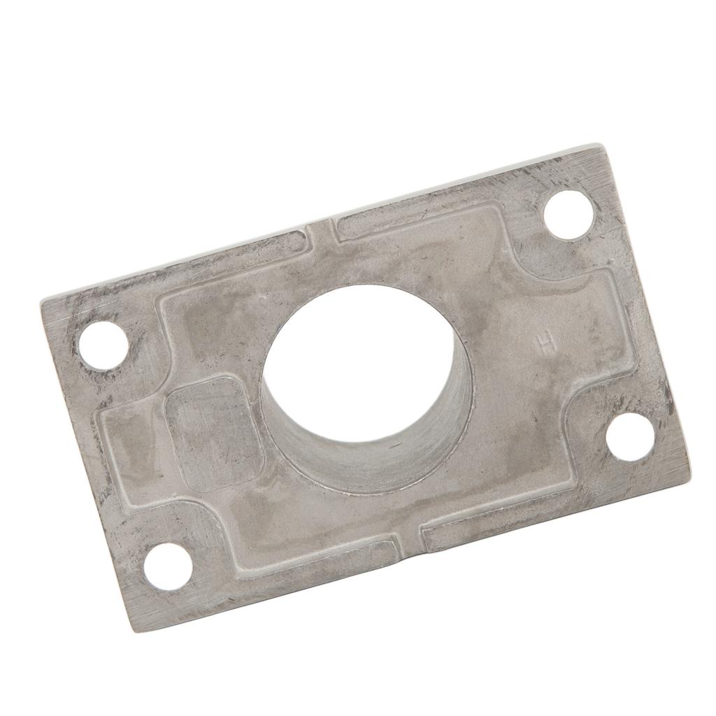 1Pc Boat Handrail Fitting Rectangular Base Silver Rugged Rustproof Boat Deck Handrail Rectangular Base 90° for Boat Marine Yacht