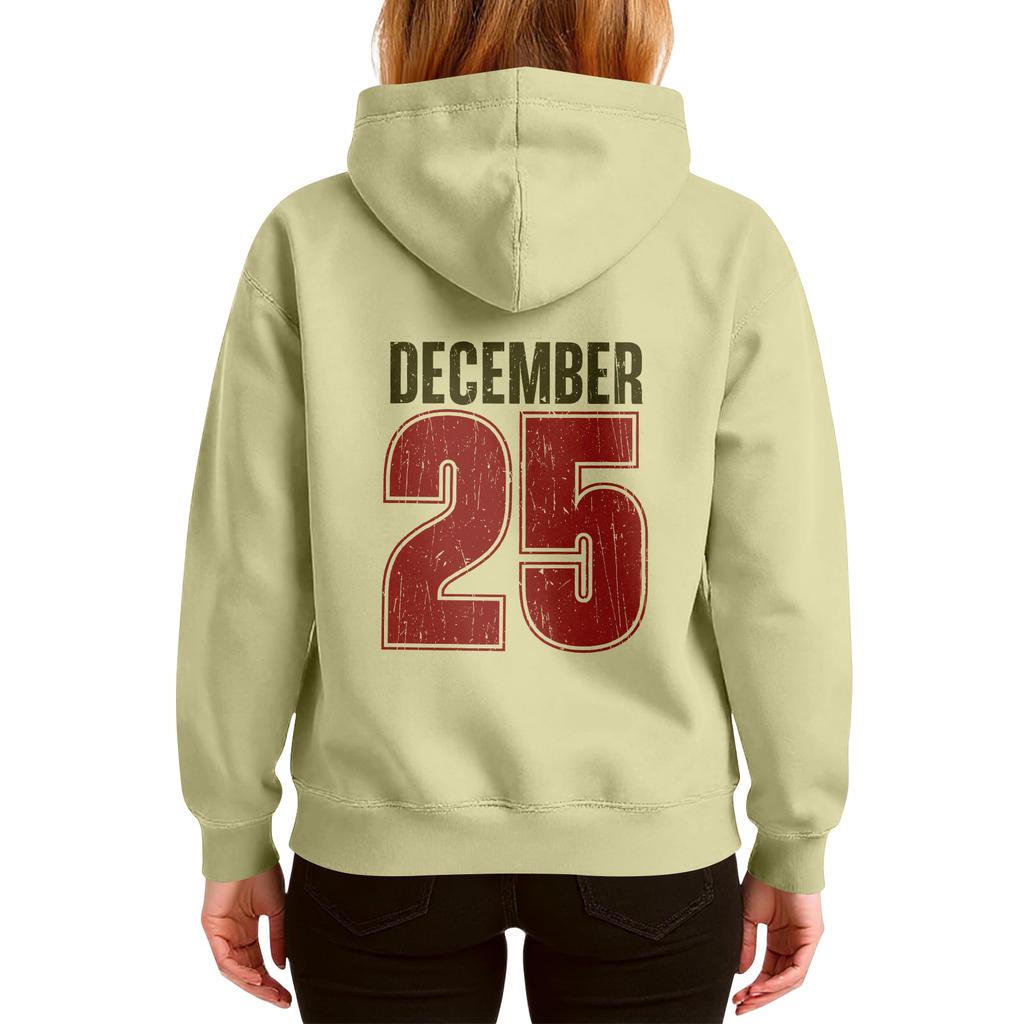 Women's Christmas  Hoodie Funny Cute Christmas Holiday Sweatshirt Pullover