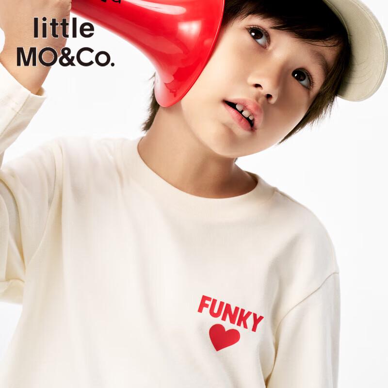 little MO&Co. Kids' Anti-Bacterial Love Heart Long Sleeve T-Shirt