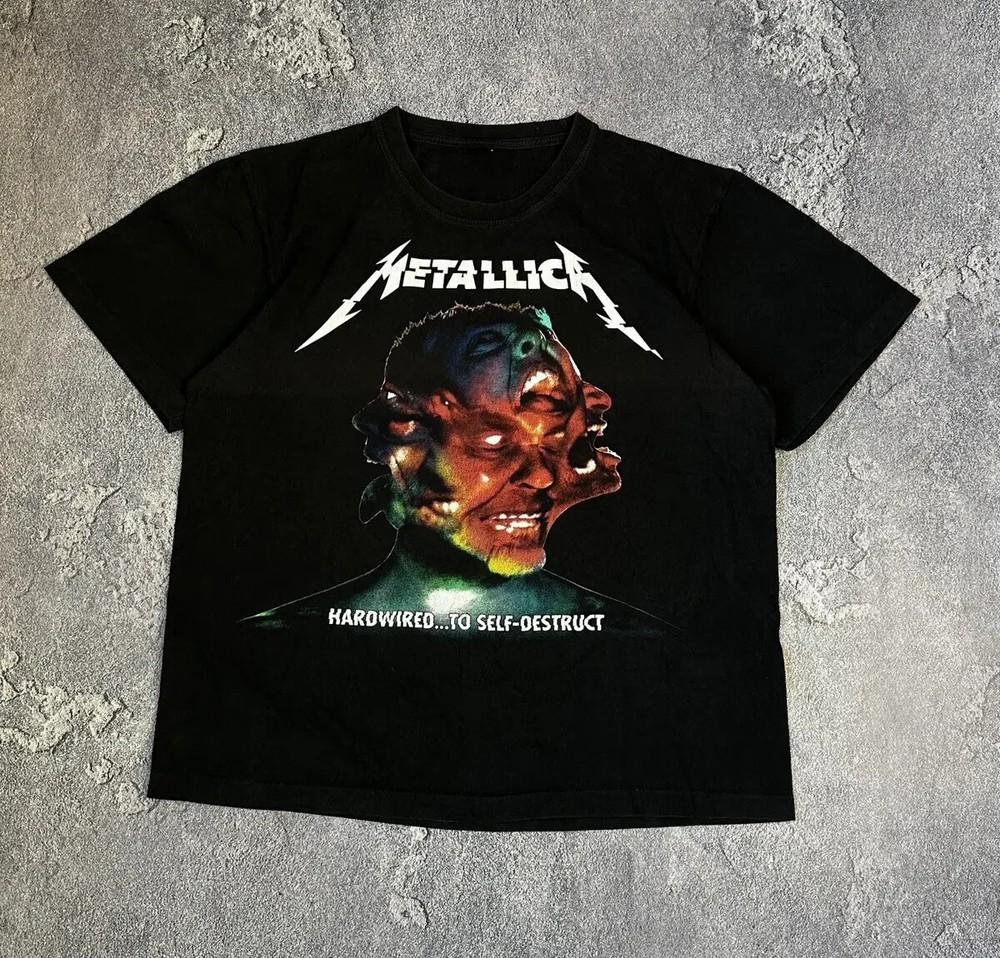 Metallica Hardwired Punk Rock Band T-Shirt Japan Y2k Unisex T-Shirt S