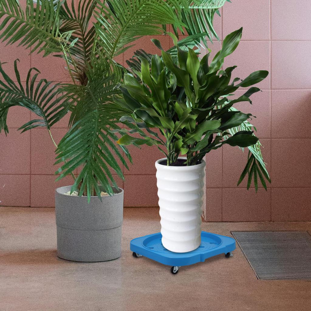 Propane Tank Stand Rotatable Gas Cylinder Base Brake Wheels Movable Outdoor Gas Tank Holder Plant Pot Tray Cylinder Holder