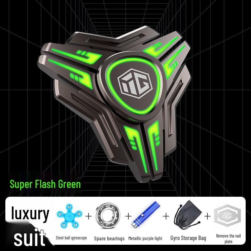 Yijue Leuchtendes Nachtlicht Spinner Spielzeug - Dekompressionsklinge für Kinder