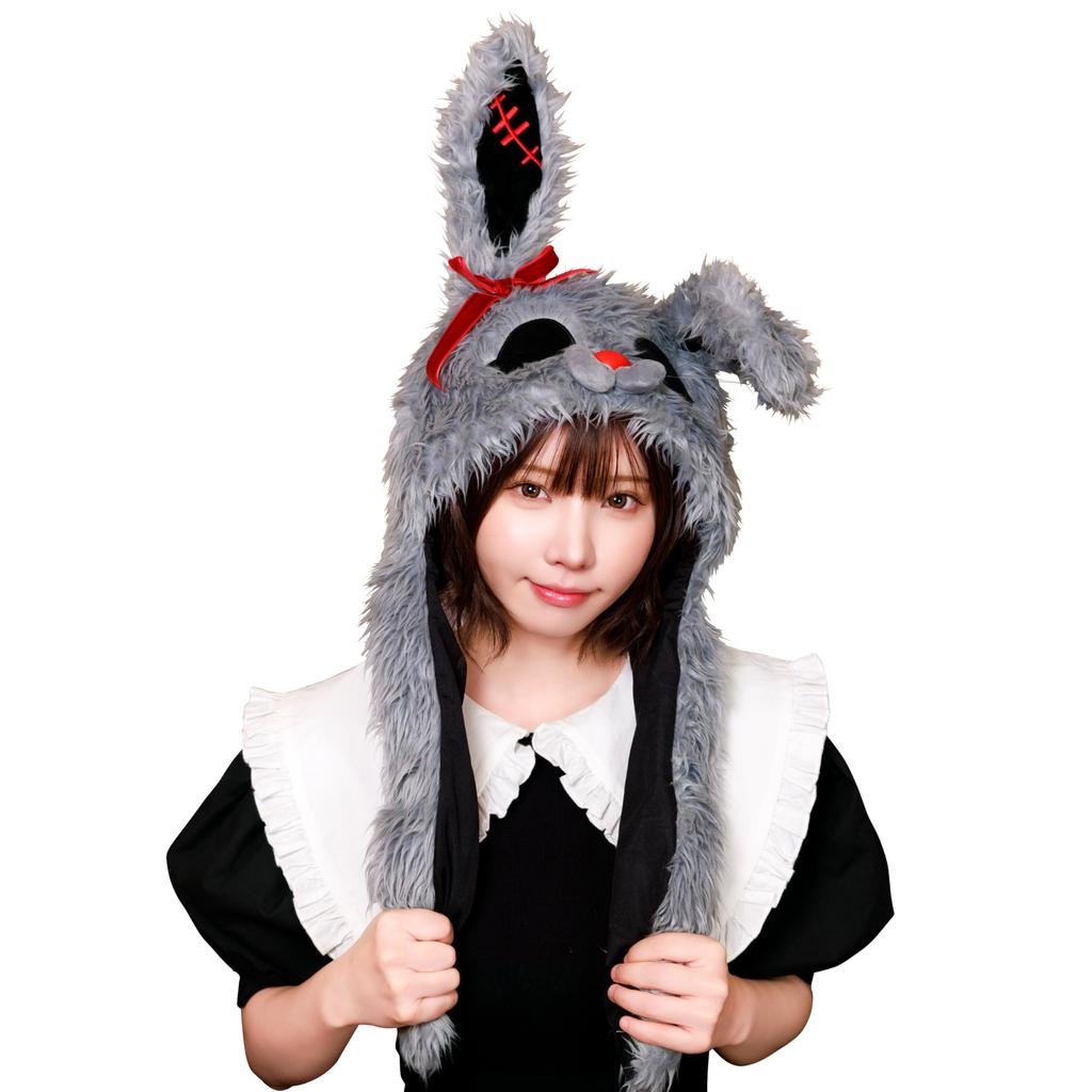 Clearstone Flapping Horror Gray Hat, Cosplay, Halloween, Rabbit, Unisex,