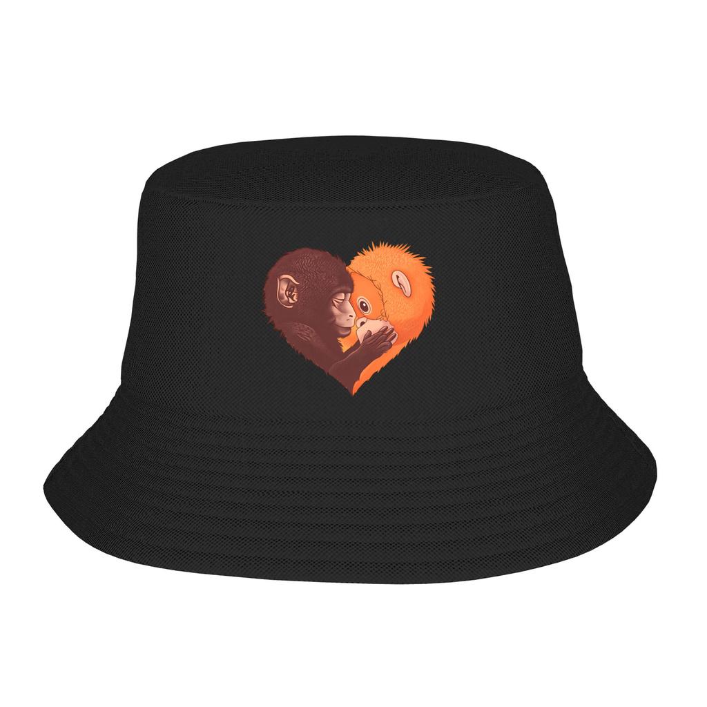 Monkey Punch Bucket Hat Outdoor Fisherman Caps Breathable Vacation Sun Hats For Unisex Women Vintage Graphic Cap