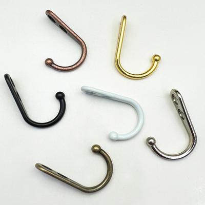 Heavy-Duty Alloy Wall-Mounted Hooks With Screws For Coat Towel Bags Cups Home Storage Rack Wholesale