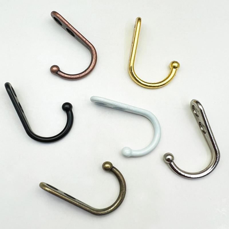 Heavy Duty Alloy Hooks With Screws Wall Mounted Hanging Hangers For Coat Towel Bags Cups Hook Home Storage Rack Holder