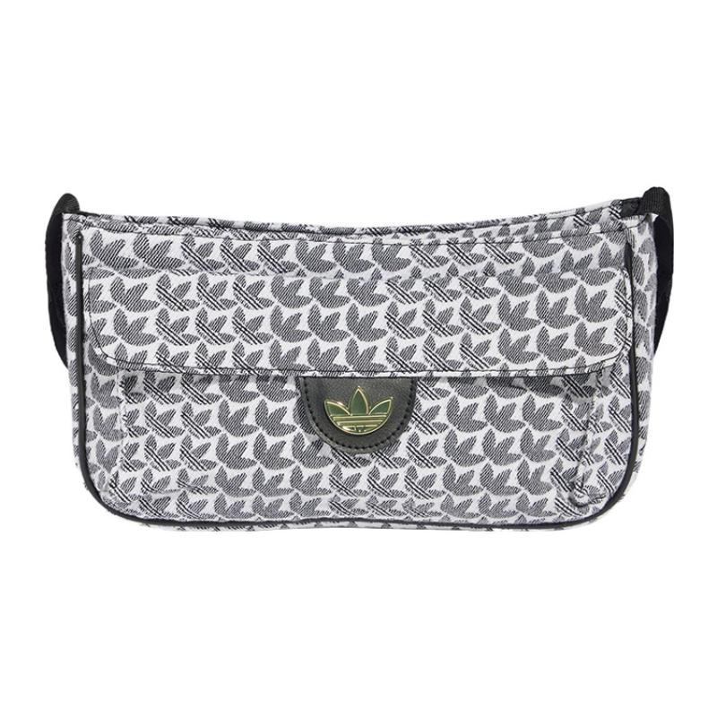 

Adidas Originals Cotton Shoulder Bag, Crossbody Bag Mini Women s Black White Adidas IC2151 черный белый