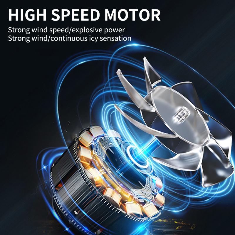 Multi-Functional Mini Handheld Fan With Makeup Mirror Foldable Small Electric Fan Usb Rechargeable Portable Hanging Neck Fan