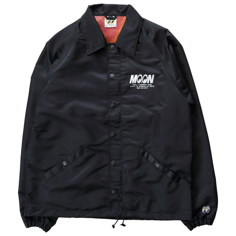 MOONEYES Motorcycle Coach Jacket, Black, XL, OMJ-028
