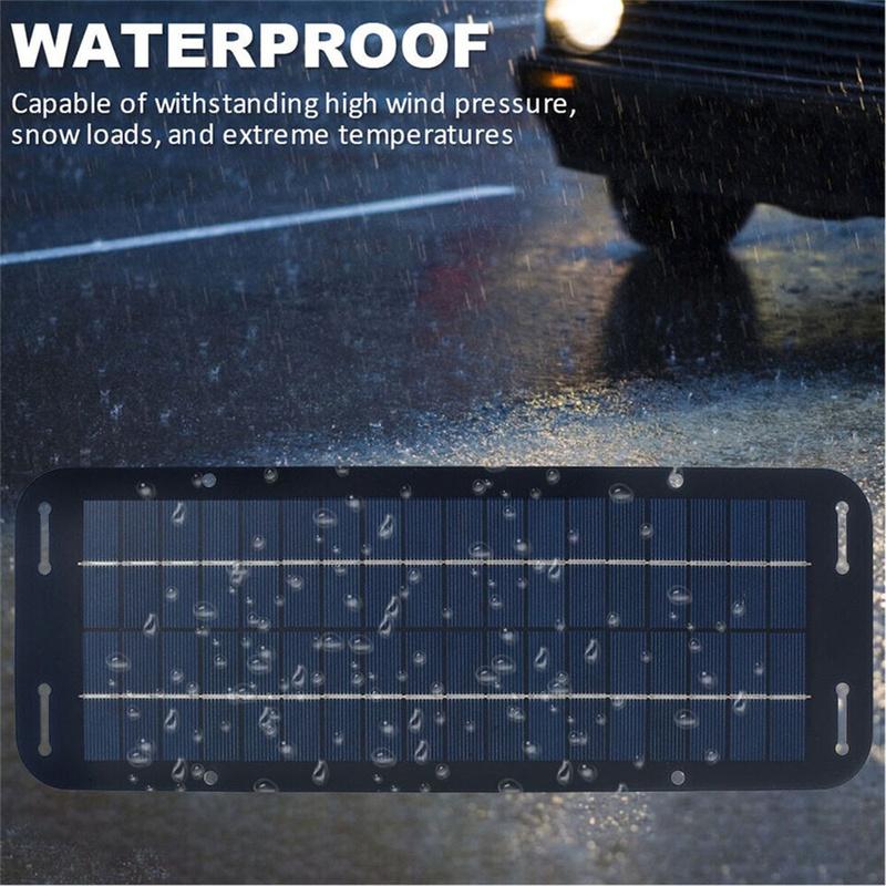 20W Solar Panel Kit 12V Waterproof Solar Trickle Charger Portable Solar Powered Charger Kit High Efficiency Car Battery Charger