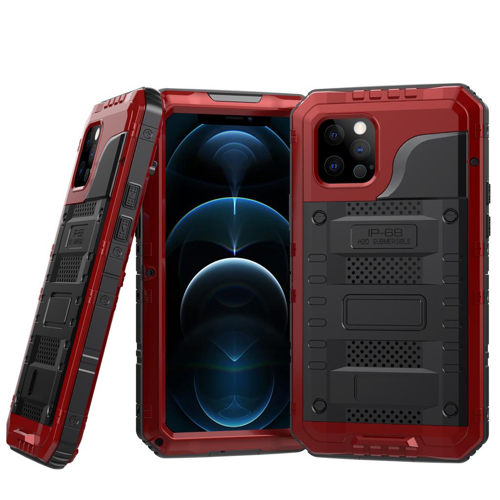 360 Full Protection IP68 Level Waterproof Shockproof Mobile Phone Cover Case for Iphone 16 Pro Max 15 14 13 12 11 With Screws