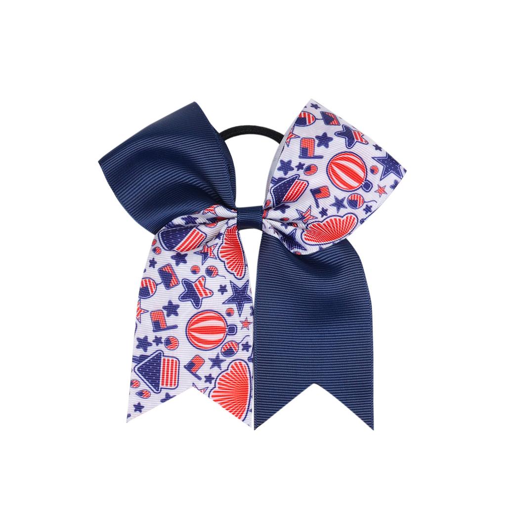5 Inches Independence Day Kids Girls Hair Cute Bow Tie 4th of July Hair Band Hair Accessories Gifts for Girls