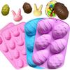 Silicone Chocolate Mold 4 Pack for Pralines, Candies, Jellies, Mousse, Cake Baking Molds Non-Stick Flexible Easy Release
