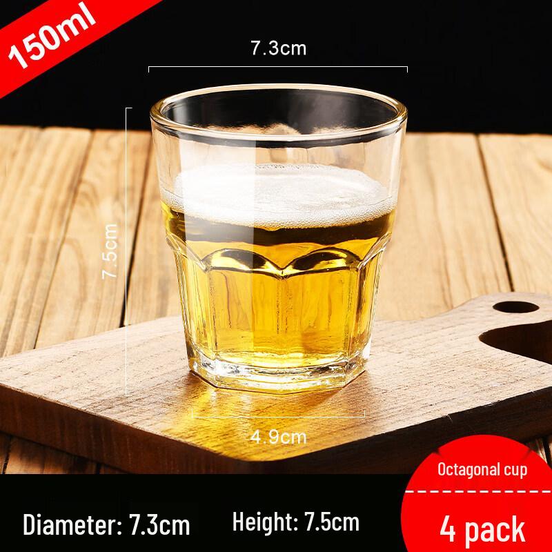 Commercial Tempered Glass Beer Mug