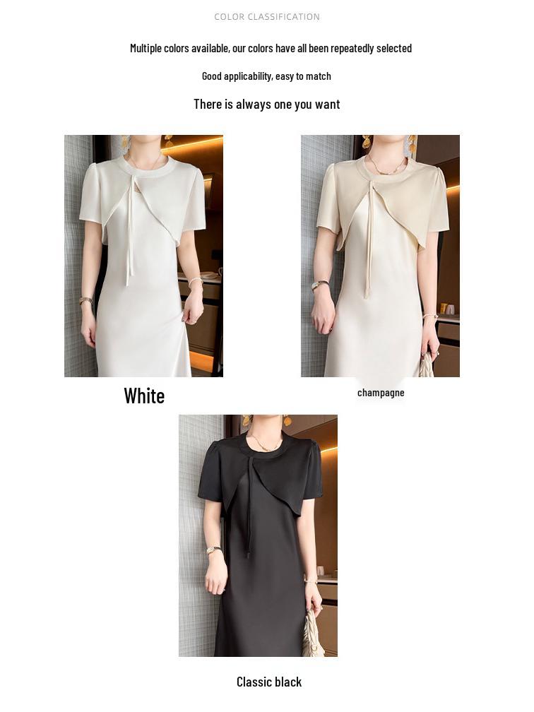 Rochie furou de vară 2025 cu decolteu în V, perle și detalii cu diamante