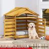 Large Wooden Dog House: Outdoor, Rainproof, Sunscreen, Four-Season Kennel