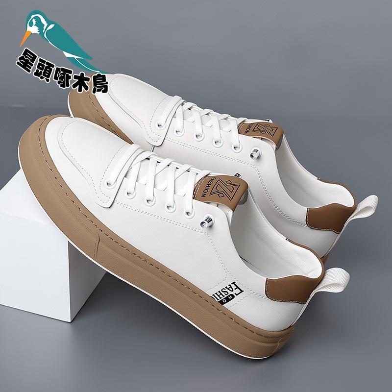 

Men s shoes autumn new 2025 little white shoes men s casual one-pedal leather trend shoes 44