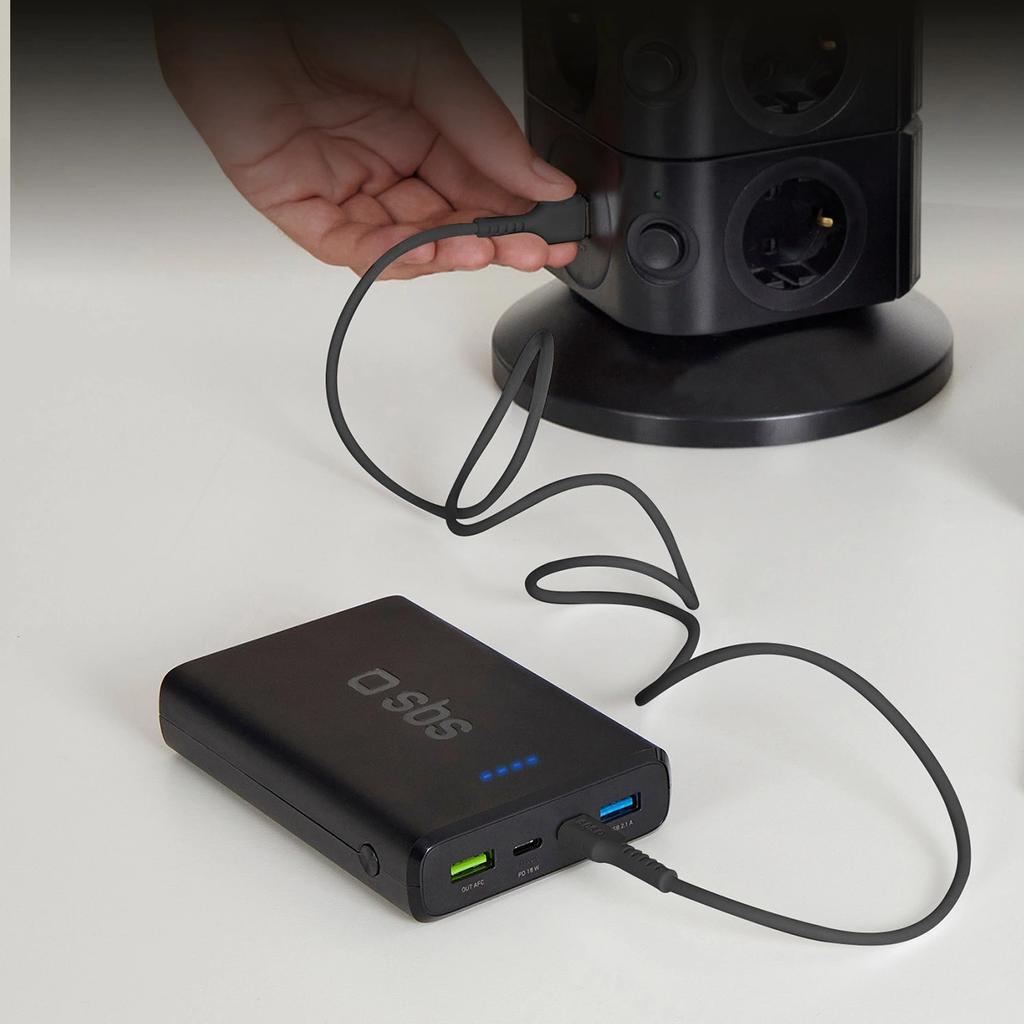 Kabel Sbs Lthl200 Usb-A - Micro-Usb 1M - Czarny