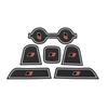 For Toyota GR86 Subaru BRZ 2025 - 2025 Anti-Slip Gate Slot Cup Mat Non-Slip Door Groove Pad Auto Interior Accessories