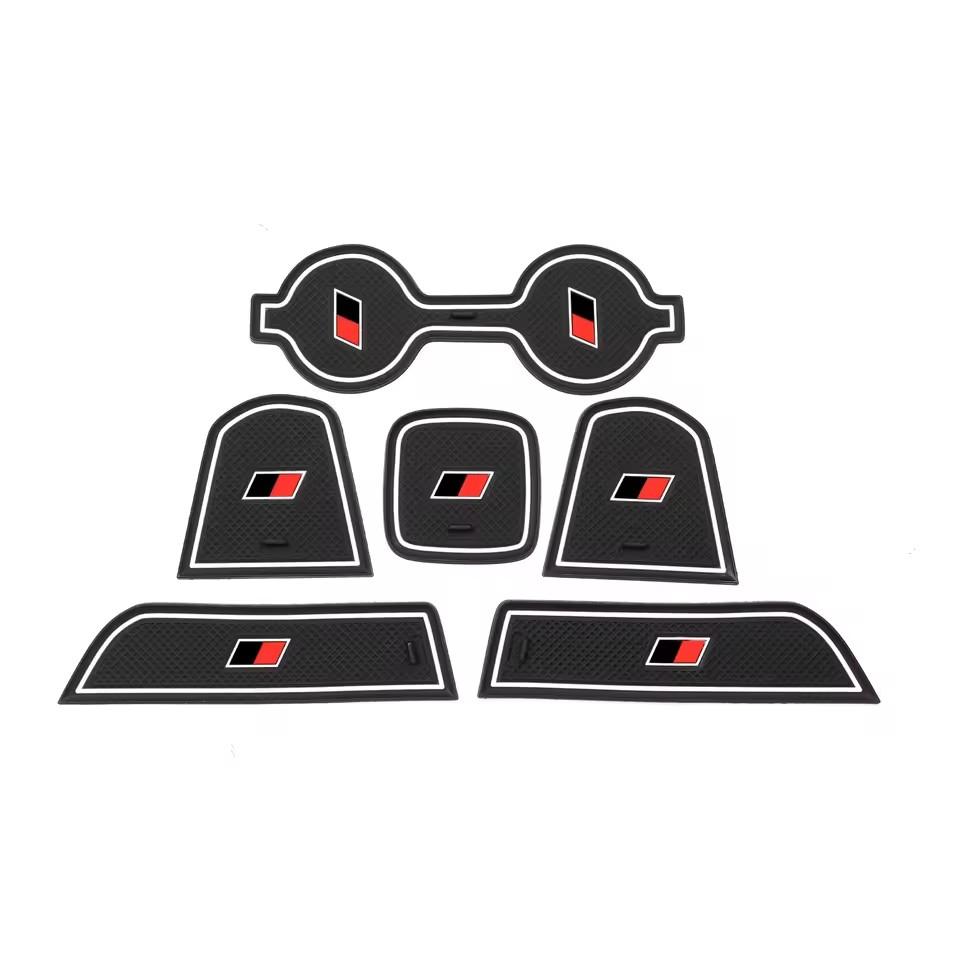 For Toyota GR86 Subaru BRZ 2025 - 2025 Anti-Slip Gate Slot Cup Mat Non-Slip Door Groove Pad Auto Interior Accessories