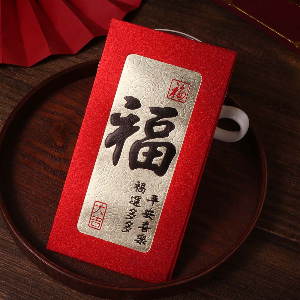 6 STÜCKE Vintage Neujahr Roten Umschlag Rote Tasche Geld Tasche Glück Geld Umschläge Chinesisches Neujahr