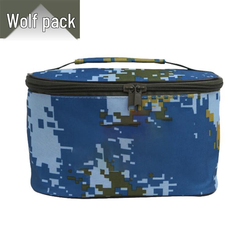 Camo Wolf Portable Travel Toiletry Bag