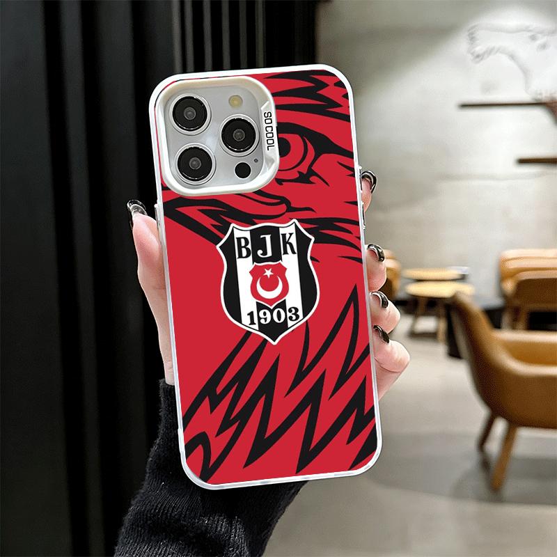 B-Besiktas B-BJK Coque de téléphone souple pour iPhone 15 16 17 Pro Max 17Air 16E 14 Plus 13 12 Mini Coque arrière antichoc