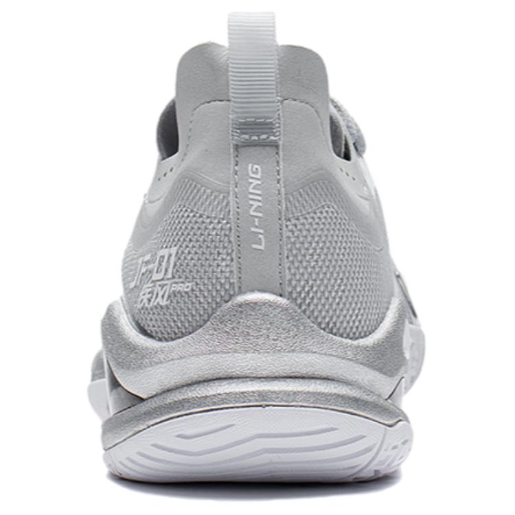 Li Ning Speed Pro TPU Lightweight Shock Absorption Wear Resistant Support Impact Resistant Low Top Badminton Shoes Unisex Shoes Silver AYAS012-6