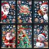 Christmas Window Stickers Set, Static Cling Glass Décor for Home