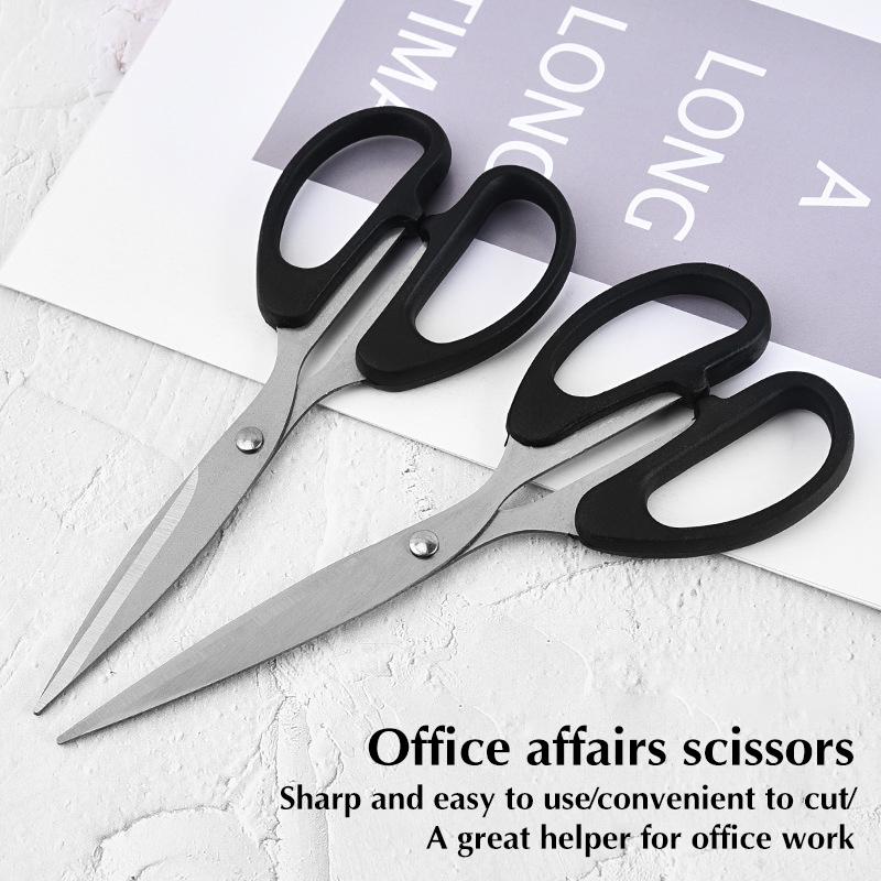 Suitable for Households Offices and Schools All Purpose Scissors Stainless Steel Blades Soft Grip Handle