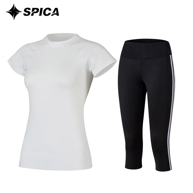 Seupika Yoga Set T-Shirt Sleeveless Leggings Spa528706