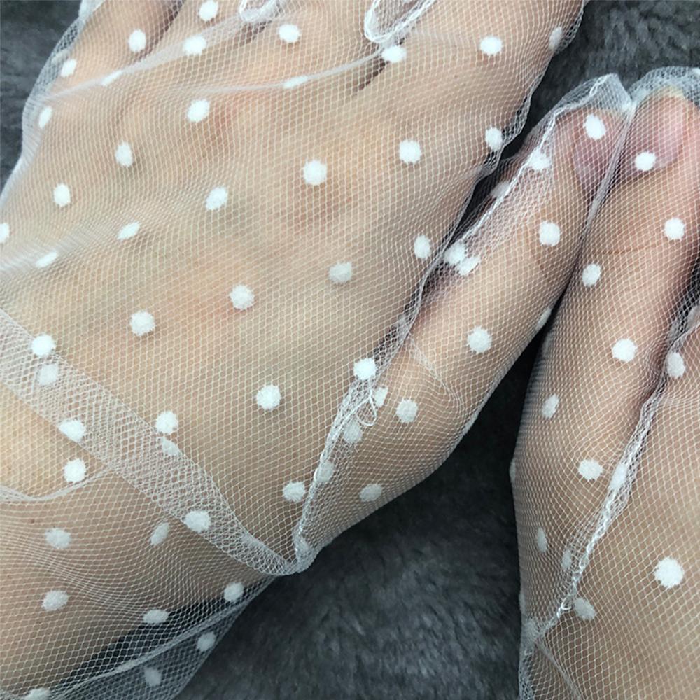 Stretchy Sunscreen Full Finger Flexible Accessories Spots Gloves Tulle Gloves Lace Mittens Spots