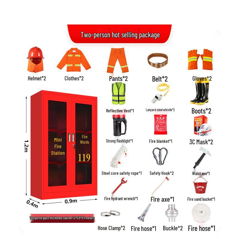 Aokesu Miniature Fire Station Emergency Cabinet