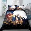 Santa Claus Christmas Gift Bedding Set King Queen Twin Single Size Duvet Cover Pillow Cases Bed Linen Set