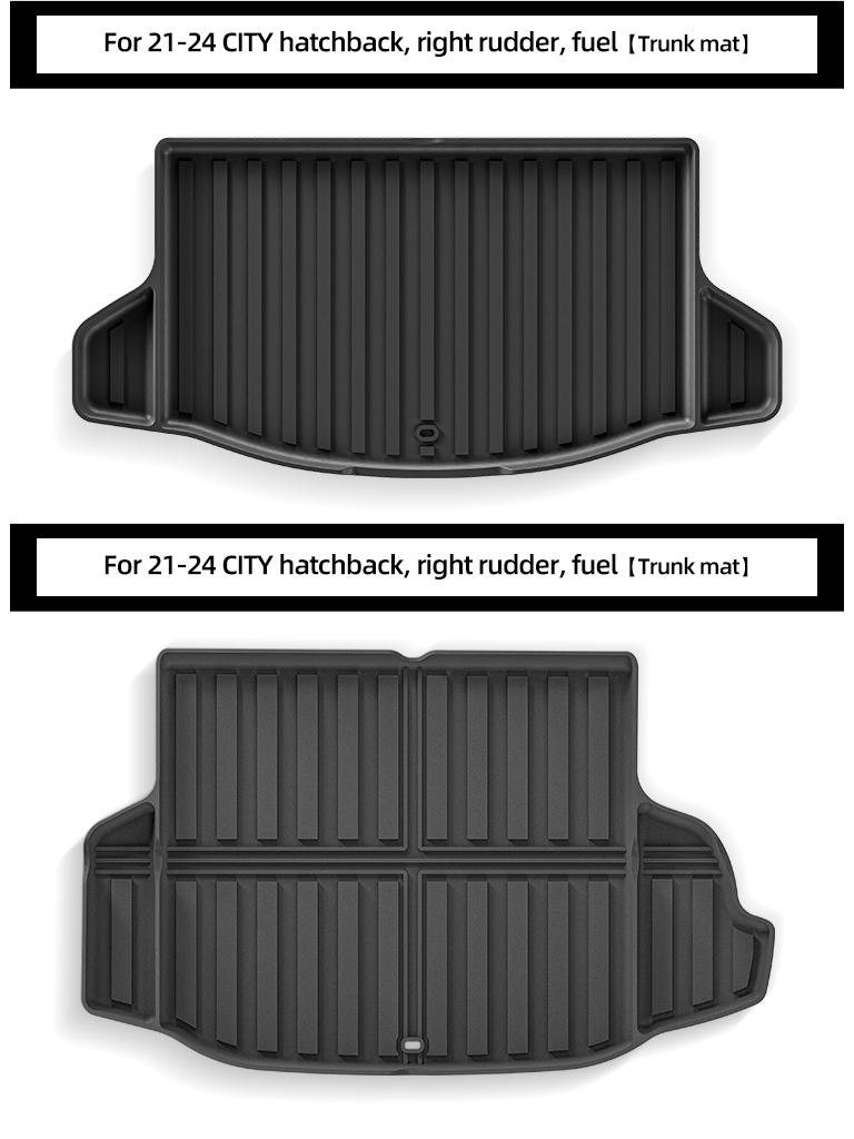 TPE Floor Mats & Trunk Liner for 21-24 Honda Fit/City Hatchback