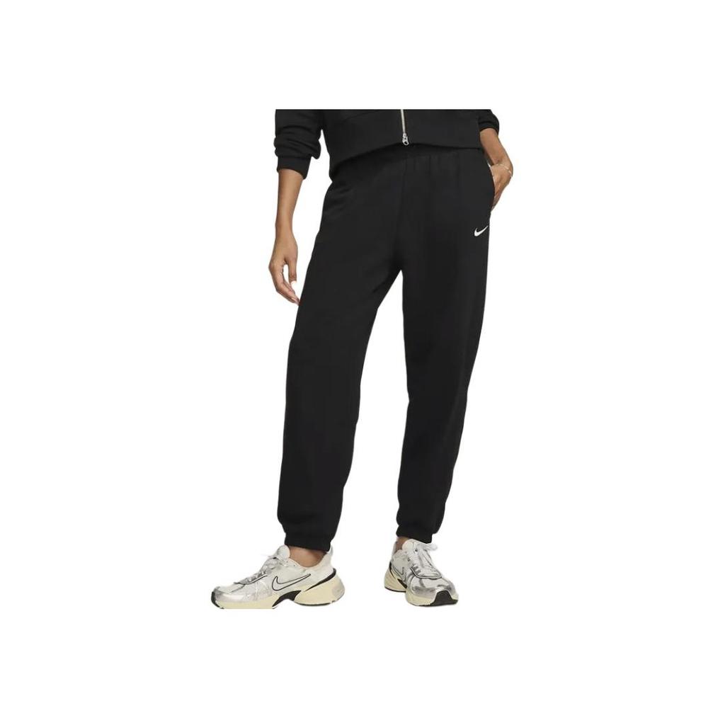 Nike Joggers en Tricot Ample à Cordon de Serrage Couleur Unie pour Femmes Bas Noir HJ8466-010